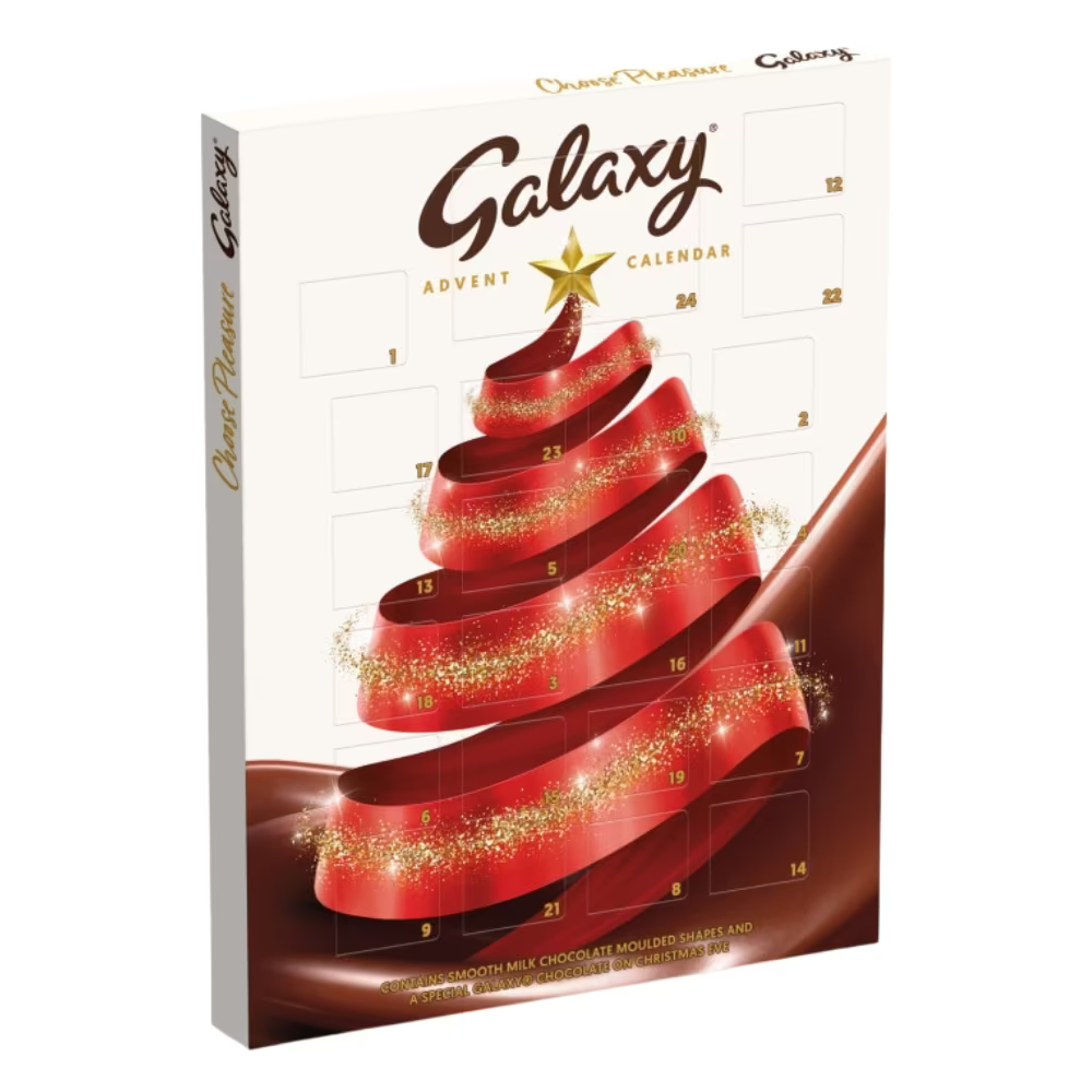 Galaxy Smooth Milk Chocolate Christmas Advent Calendar 110g 英國經典絲滑牛奶朱古力聖誕倒數月曆