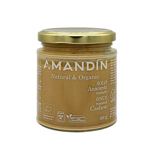 Amandin 100% Organic Roasted Cashew Butter 200g 有機百分百烤腰果醬