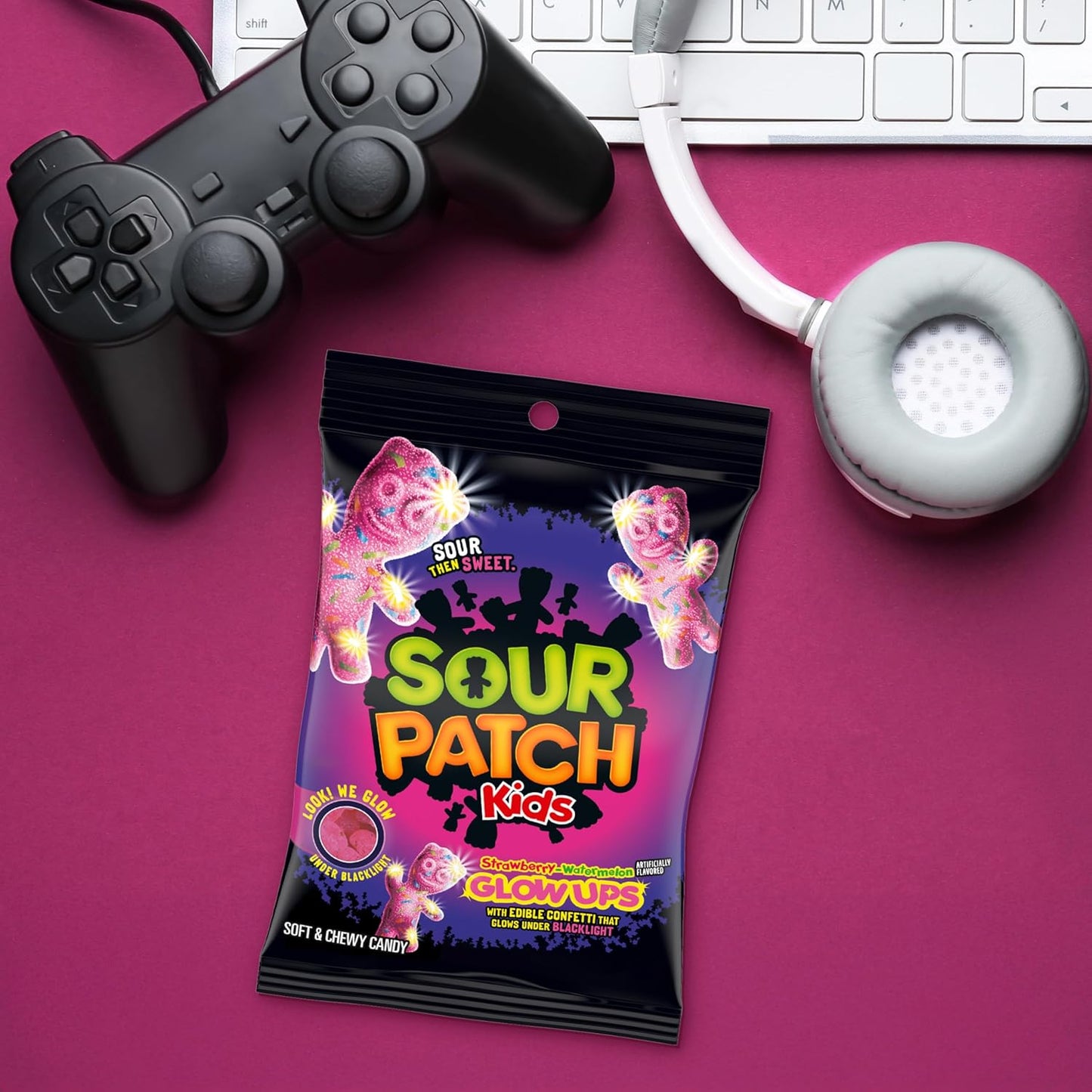Sour Patch Kids Glow Ups 87g 激酸背光發光軟糖(特別版)