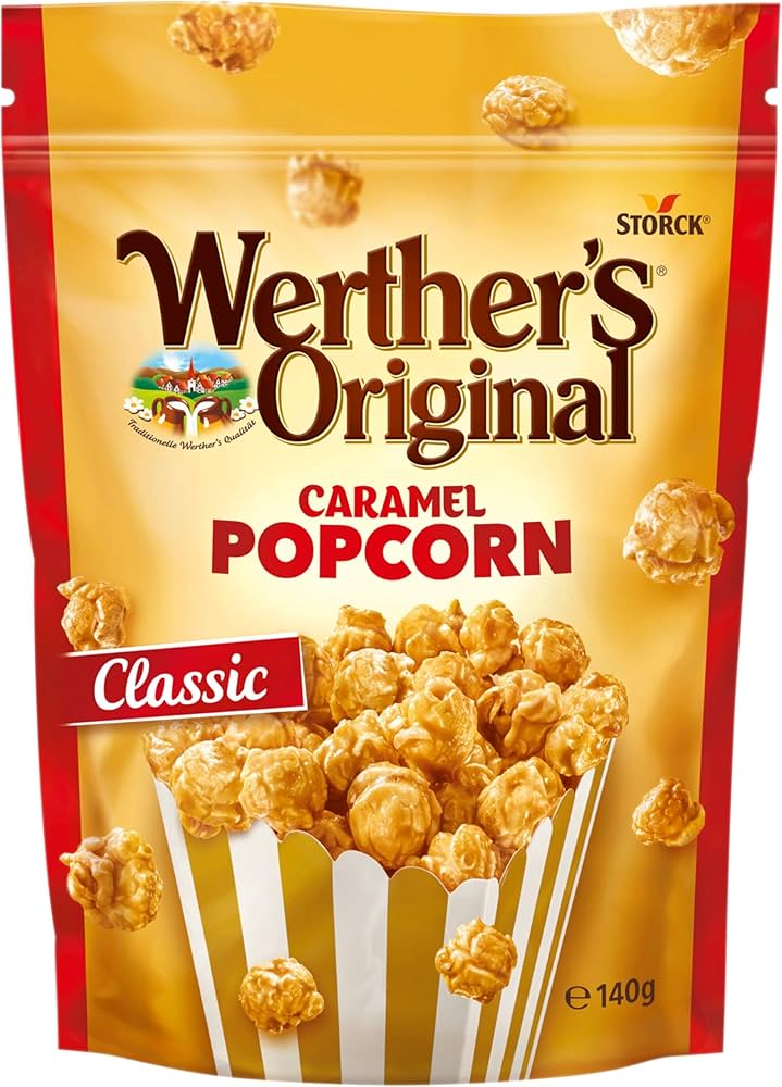 Werther’s Original Caramel Popcorn 140g 英國經典奶油糖焦糖爆谷