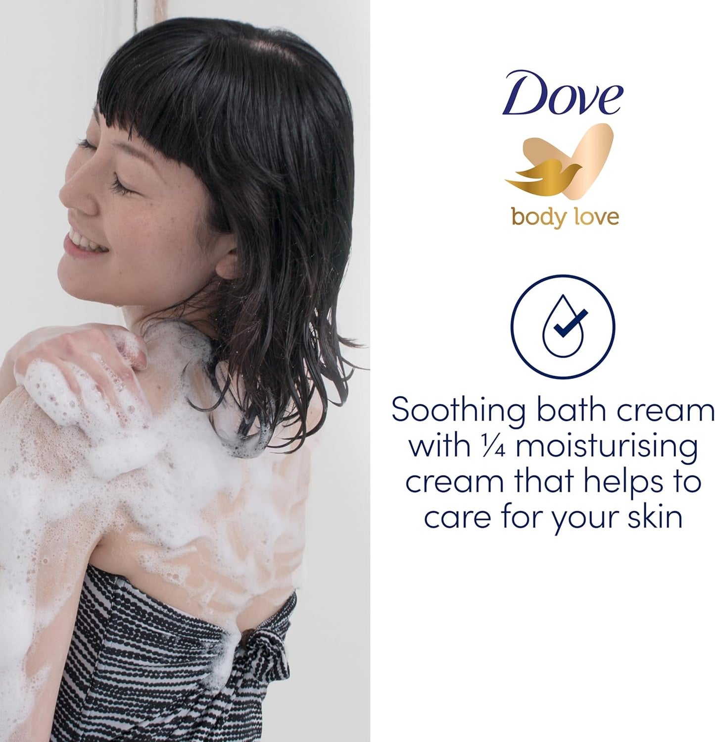 Dove Soothing Caring Cream Bath Soak 450ml