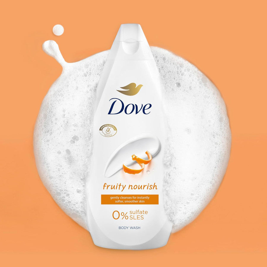 Dove Fruity Nourish 0% Sulfate Body Wash 450ml