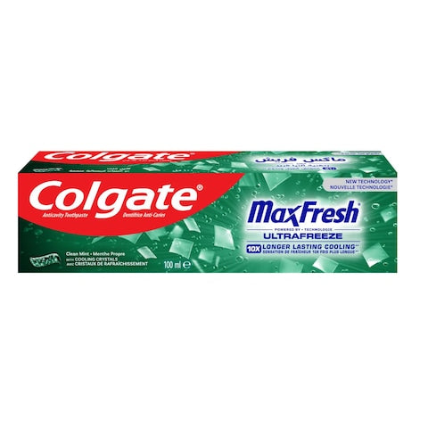 Colgate Clean Mint Max Fresh With Cooling Crystals Toothpaste 100ml