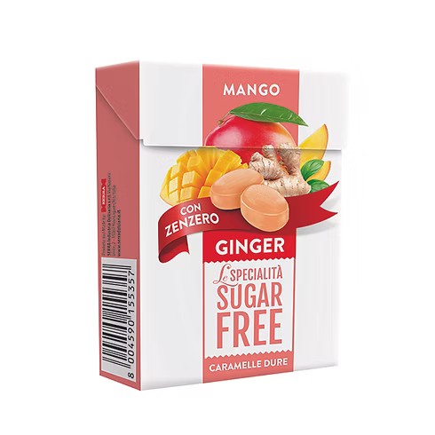 Serra Sugar Free Mango & Ginger Candies 50g