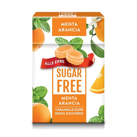 Serra Sugar Free Orange & Mint 50g