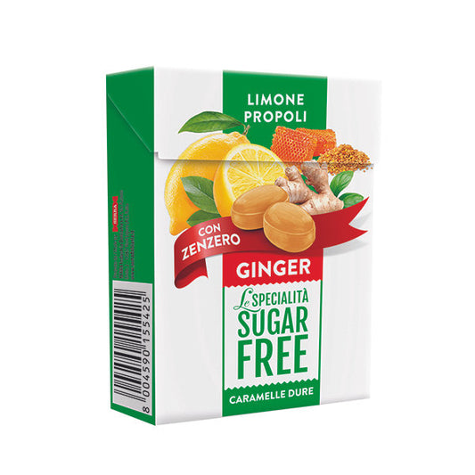 Serra Sugar Free Lemon, Ginger & Honey Candies 50g
