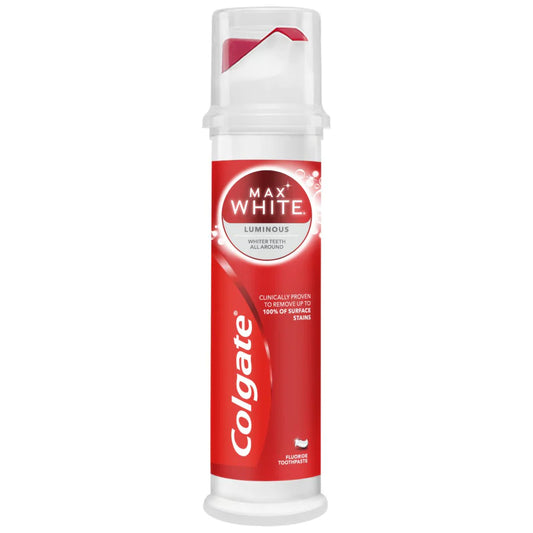 Colgate Max White Luminous Toothpaste Pump 100ml