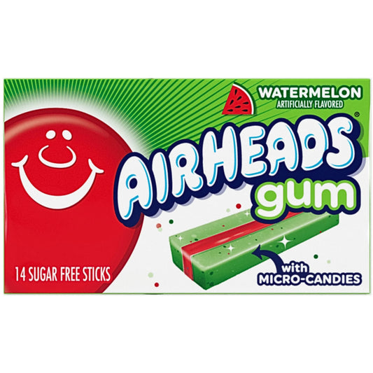 Airheads Watermelon Gum 33g  美國著名西瓜味香口膠
