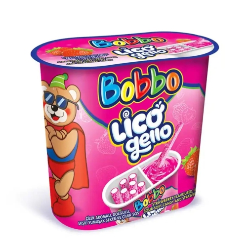Bobbo Lico & Gello Strawberry 45g