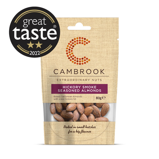 Cambrook Hickory Smoke Seasoned Almonds 80g 山核桃木煙燻杏仁