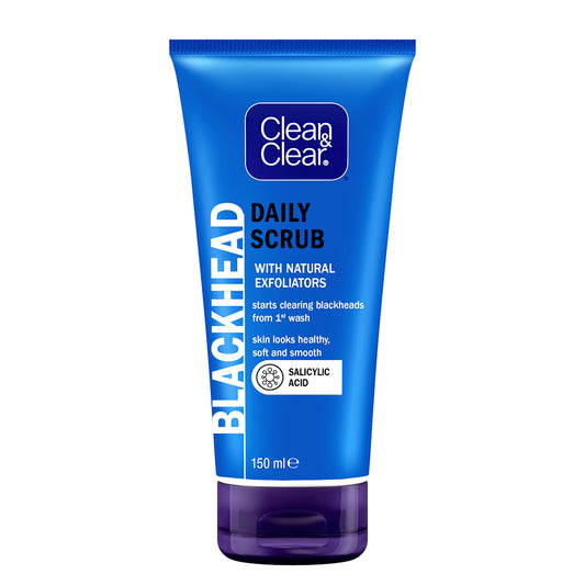Clean & Clear Blackhead Daily Scrub with Natural Exfoliators 150ml