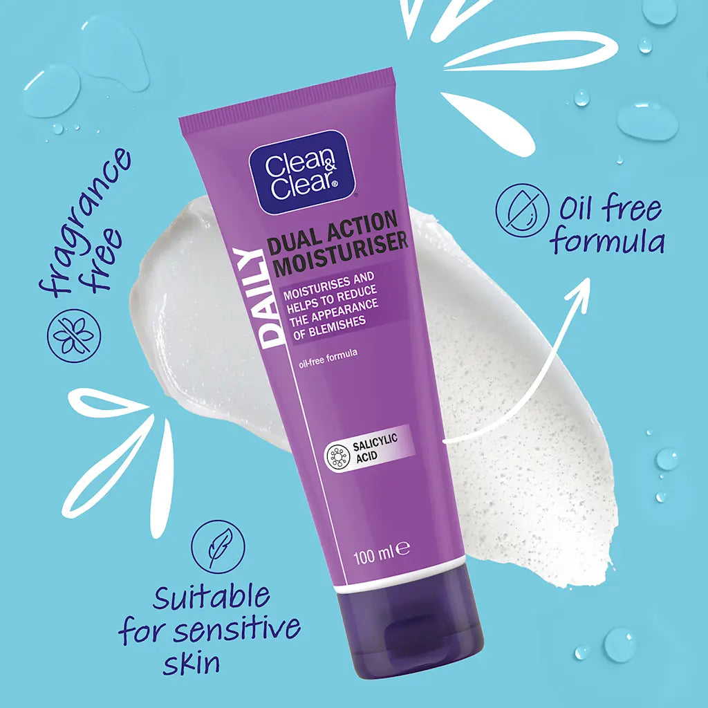 Clean & Clear Daily Dual Action Moisturiser 100ml