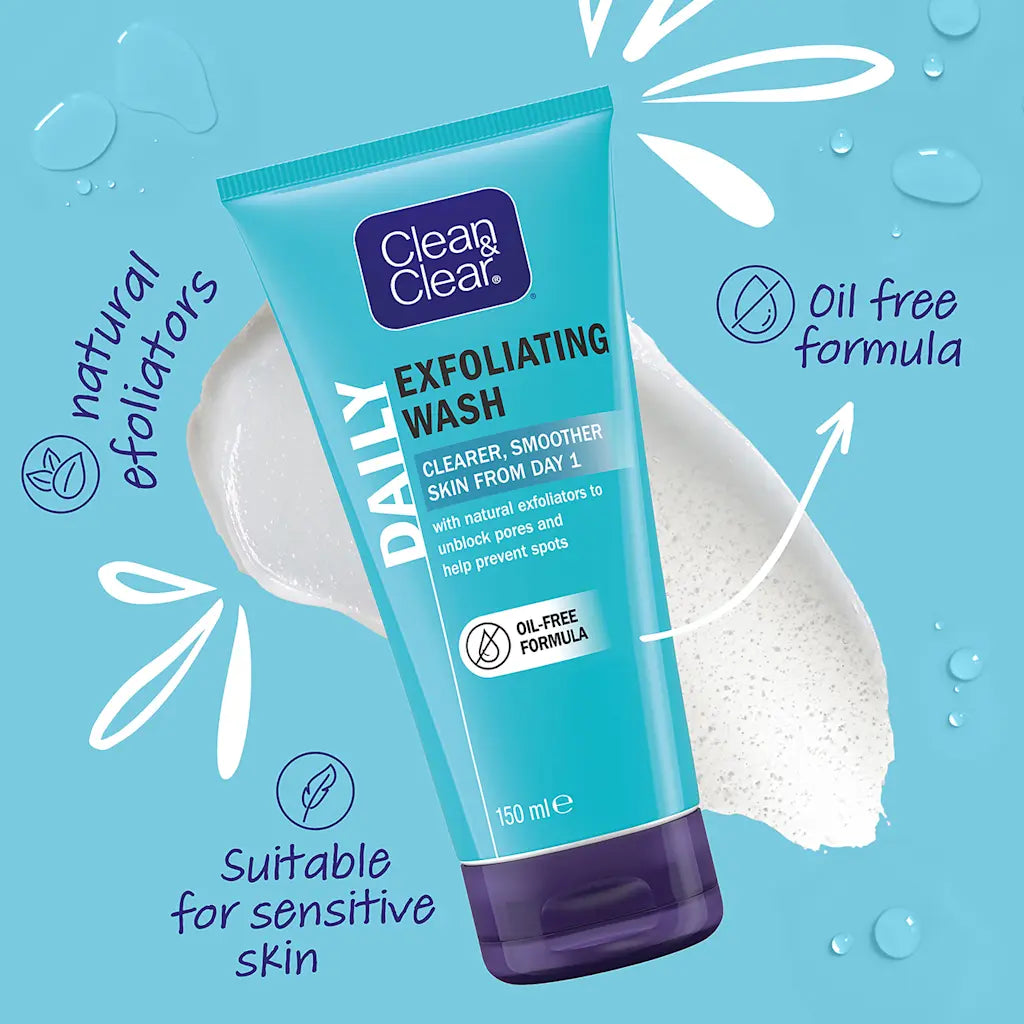 Clean & Clear Daily Exfoliating Wash 150ml