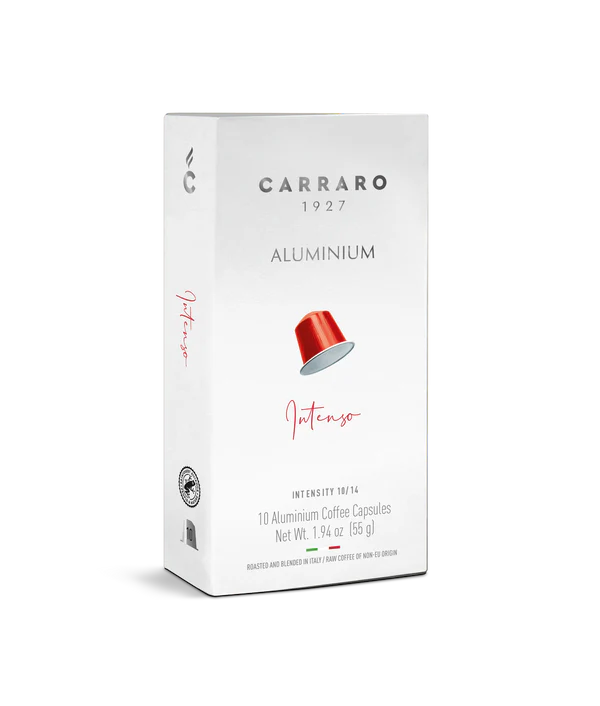Carraro Intenso - Aluminium Compatible Nespresso® Capsules 10pc