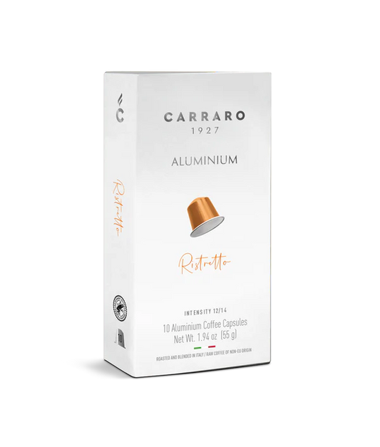 Carraro Ristretto - Aluminium Compatible Nespresso® Capsules 10pc