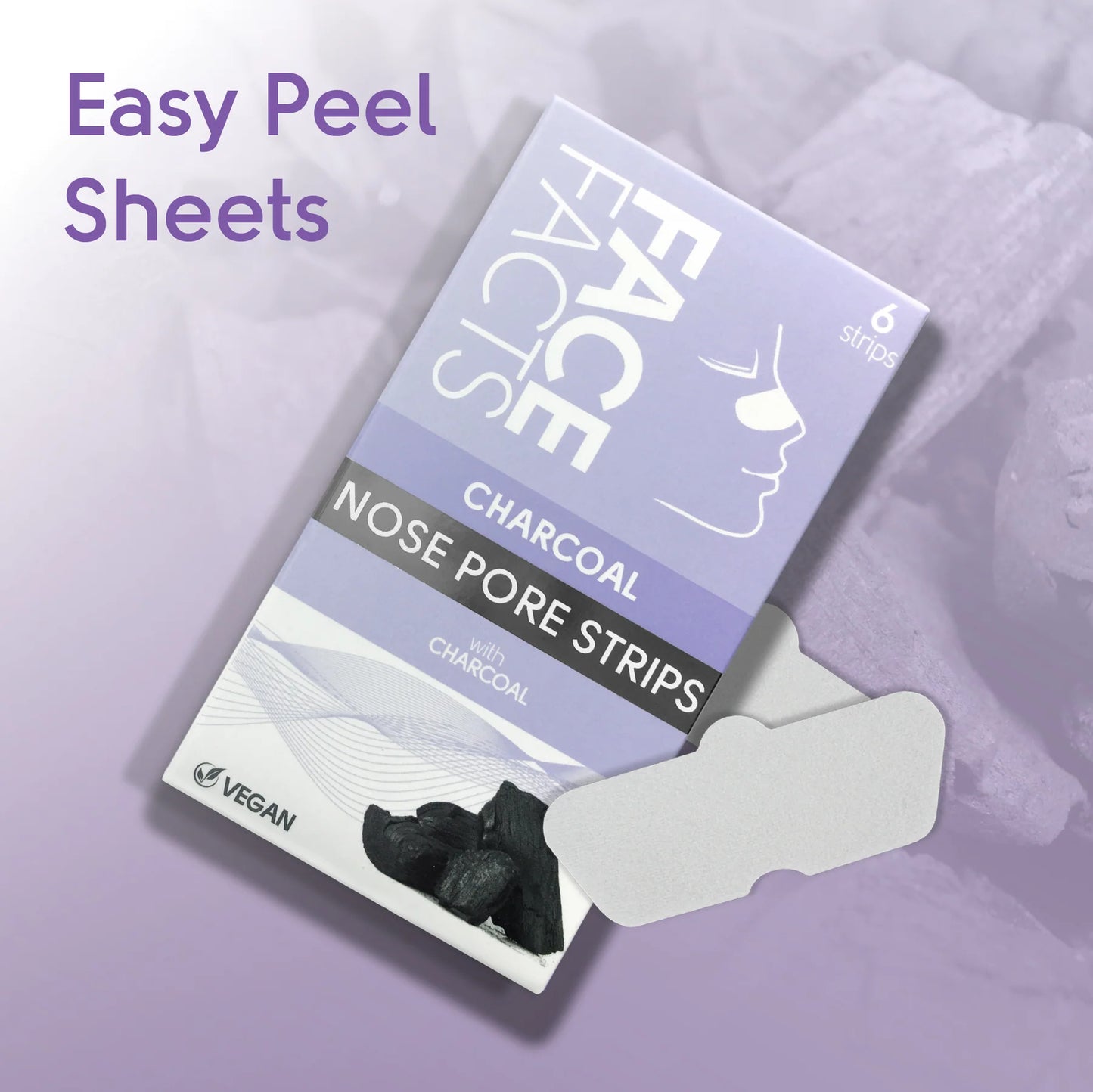 face Facts Charcoal Nose Pore Strips 6 Strips
