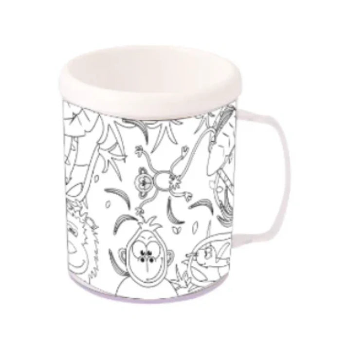 Jungle Colouring Mug 1pc DIY創意填色杯(叢林)