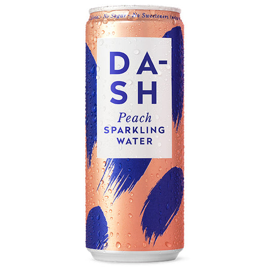 Dash Peach Sparkling Water 330ml 蜜桃0卡路里氣泡水