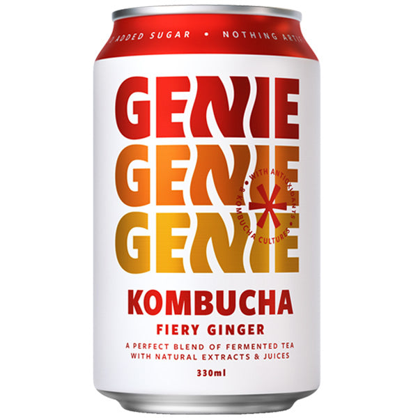 Genie Kombucha Fiery Ginger 330ml