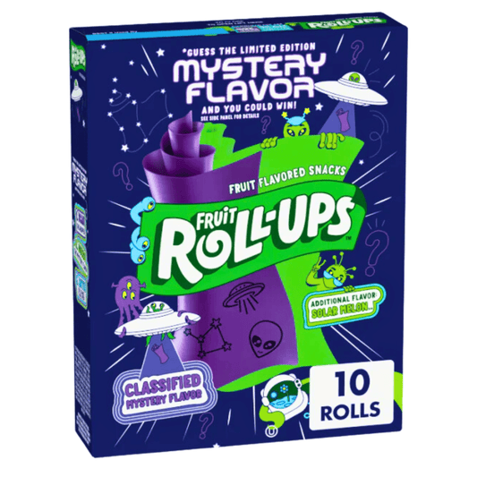 Fruit Roll Ups Mystery Flavour 10 Rolls 美國知名神秘味水果卷糖(10包裝)