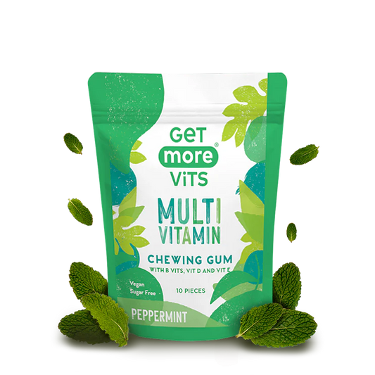 Get More Vits Multi Vitamin Peppermint Gum 14.2g 維他命薄荷香口膠