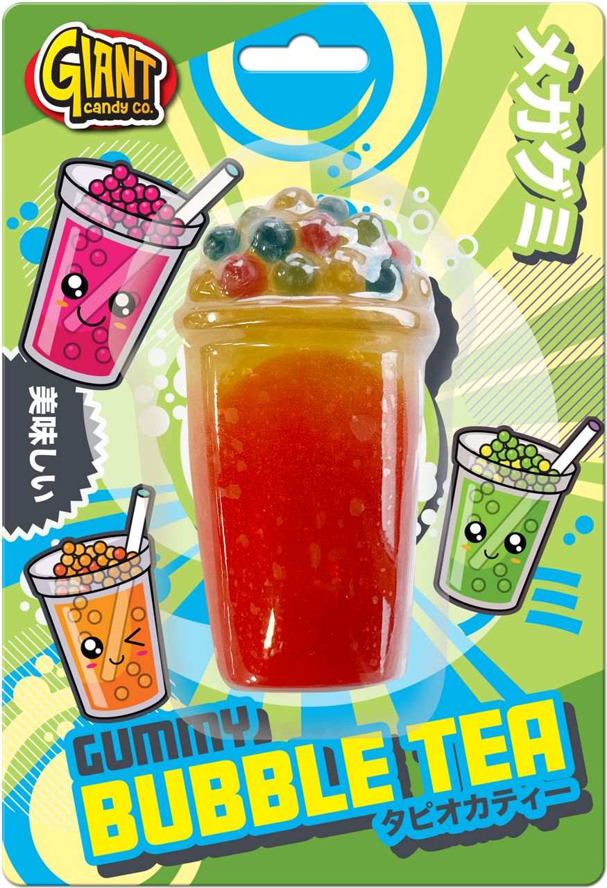 Giant Candy Co Gummy Bubble Tea 120g 巨型珍珠奶茶糖