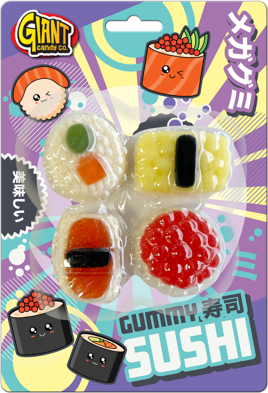 Giant Candy Co Gummy Sushi 120g 巨型壽司糖