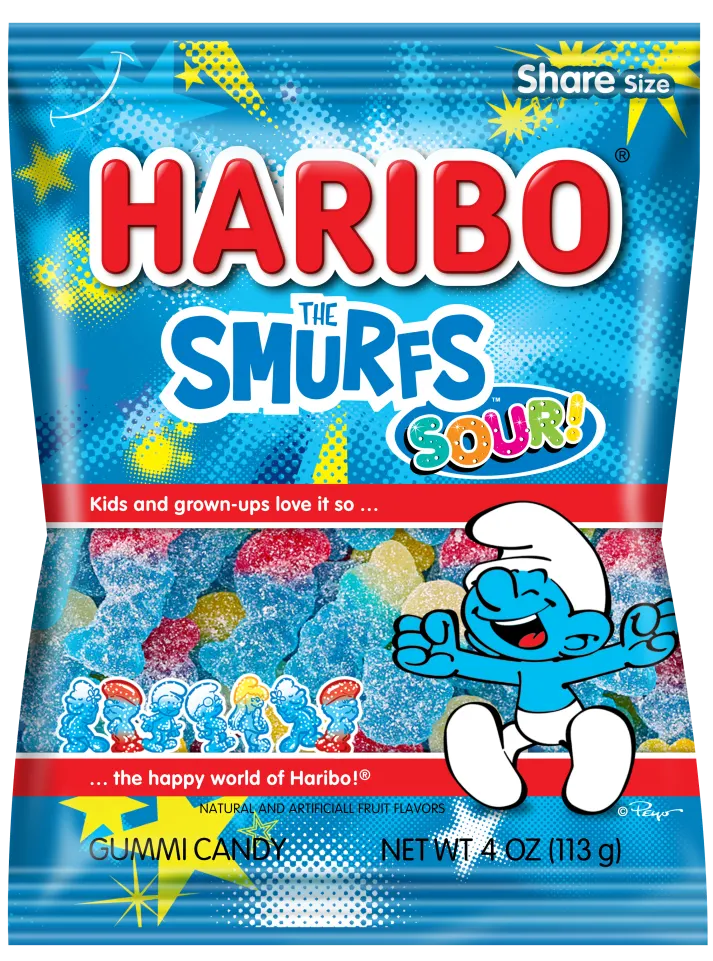 Haribo The Smurfs Sour 113g