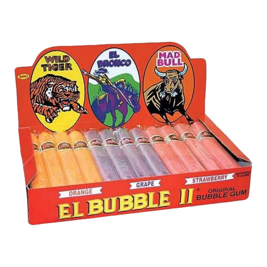 El Bubble II Cigar Gum 1pc 20g 雪茄形狀吹波糖