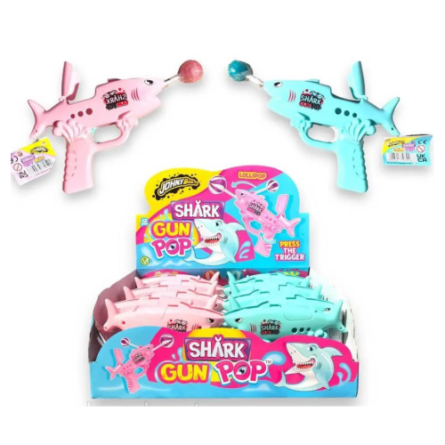 Johnny Bee Shark Gun Lollipop 32g