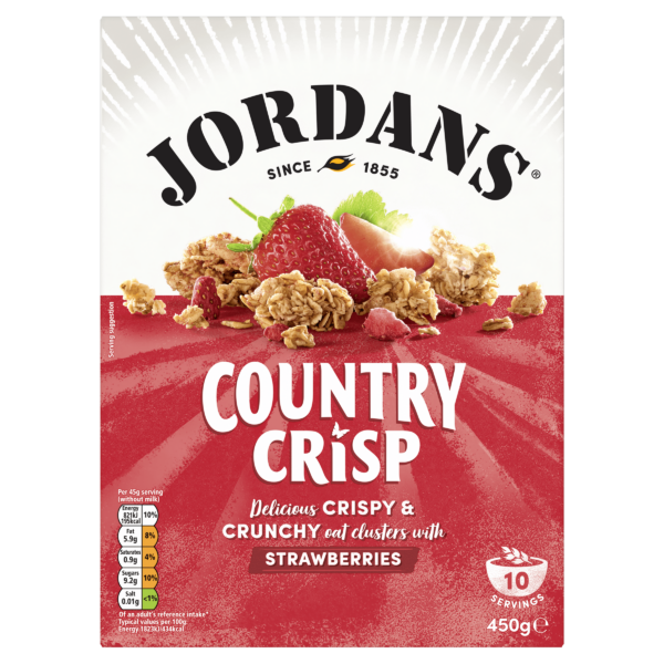 Jordans Country Crisp Strawberries 400g
