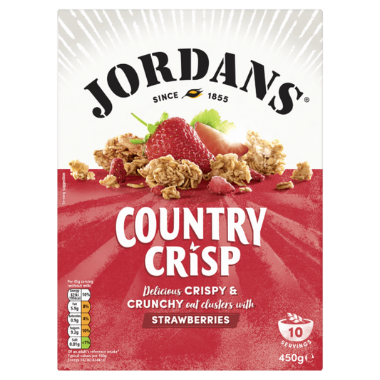 Jordans Country Crisp Strawberries 400g