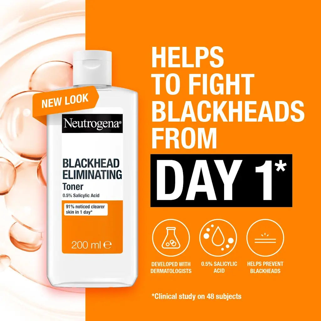 Neutrogena Blackhead Eliminating 0.5% Salicylic Acid Cleansing Toner 200ml