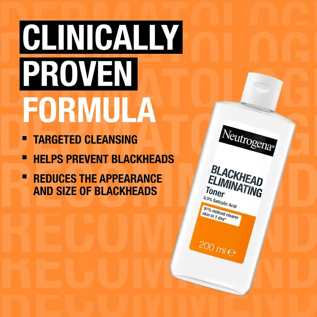 Neutrogena Blackhead Eliminating 0.5% Salicylic Acid Cleansing Toner 200ml
