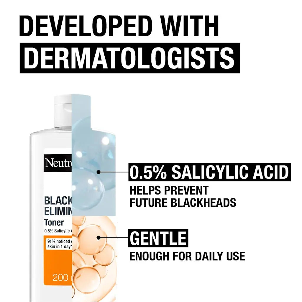 Neutrogena Blackhead Eliminating 0.5% Salicylic Acid Cleansing Toner 200ml