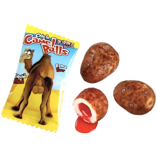 Fini Camel Balls Bubblegum 1pc 駱駝蛋蛋流汁吹波糖