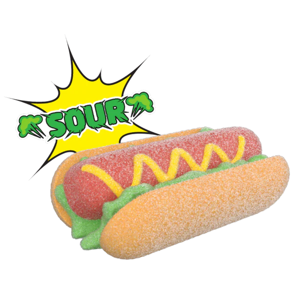 Johny Bee Yammiez Sour Mallow Hot Dog 50g