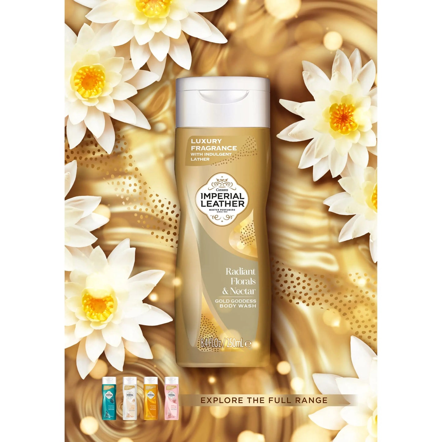 Imperial Leather Radiant Florals & Nectar Gold Goddess Body Wash 250ml