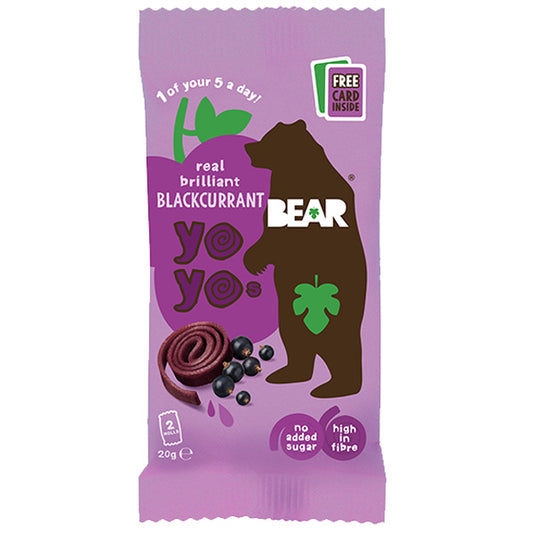 Bear Snacks Blackcurrant Yoyos 20g