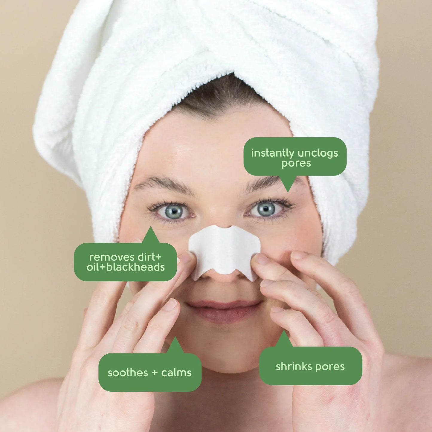 Face Facts Tea Tree Nose Pore Strips 6 Strips