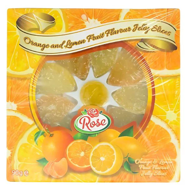 Rose Orange & Lemon Slices 90g 橙&檸檬片軟糖