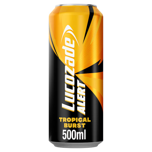 Lucozade Alert Tropical 500ml (UK) 葡萄適熱帶風味能量飲品(英國版)