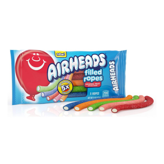 Airheads Filled Ropes 57g 美國知名麻繩糖