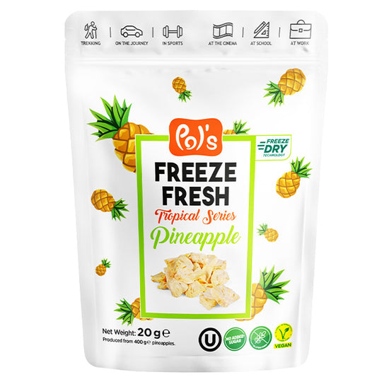Pol's Freeze Dried Pineapple Crisps 20g