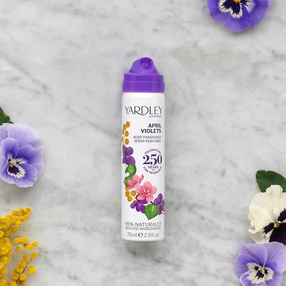 Yardley London April Violets Body Spray 75ml
