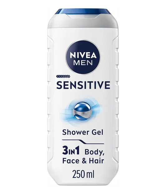 Nivea Sensitive Soothing + Bamboo Extract 3in1 Shower Gel 250ml