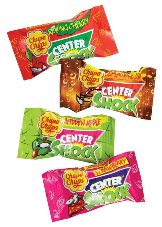 Chupa Chups Center Shock 1pc 珍寶珠爆酸汁吹波糖