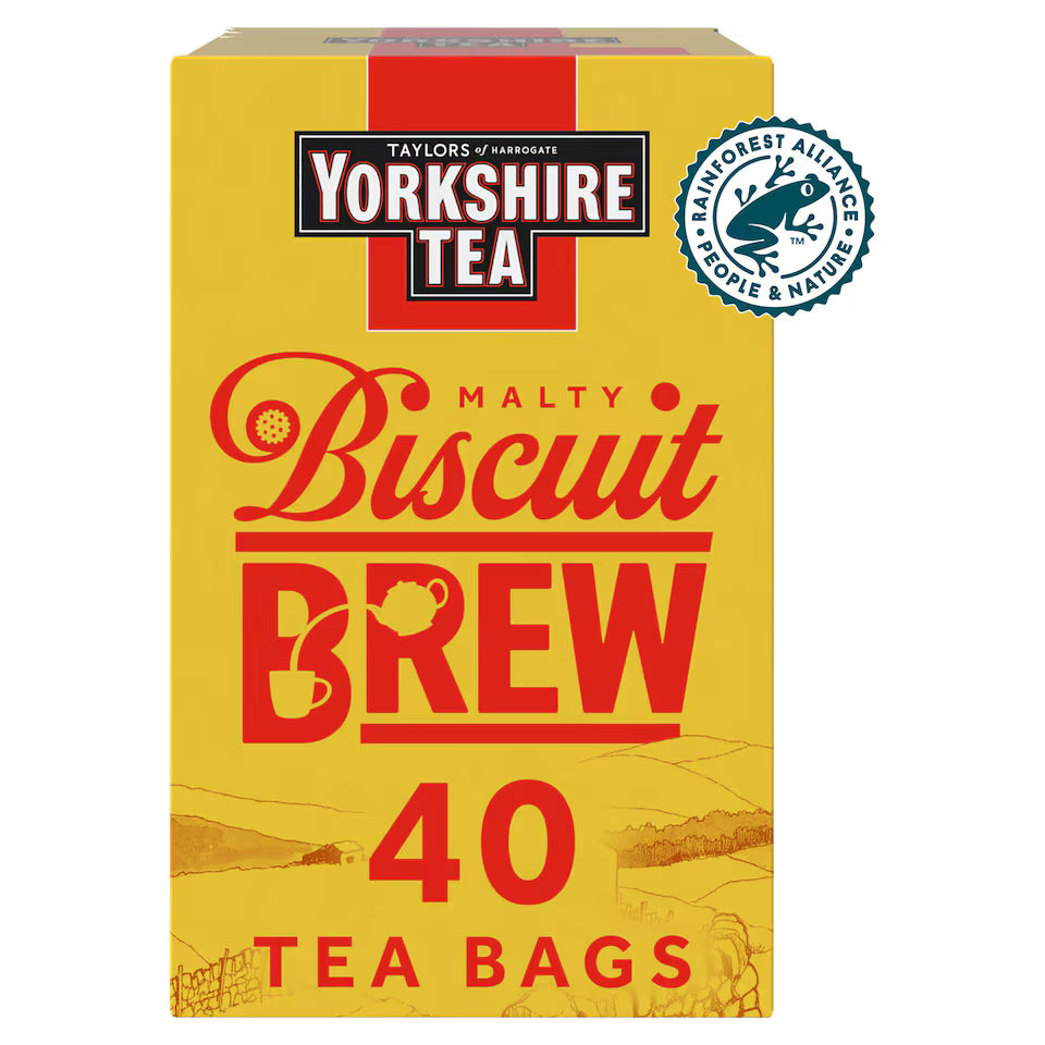 Yorkshire Tea Biscuit Brew 40s 餅乾茶(40茶包)