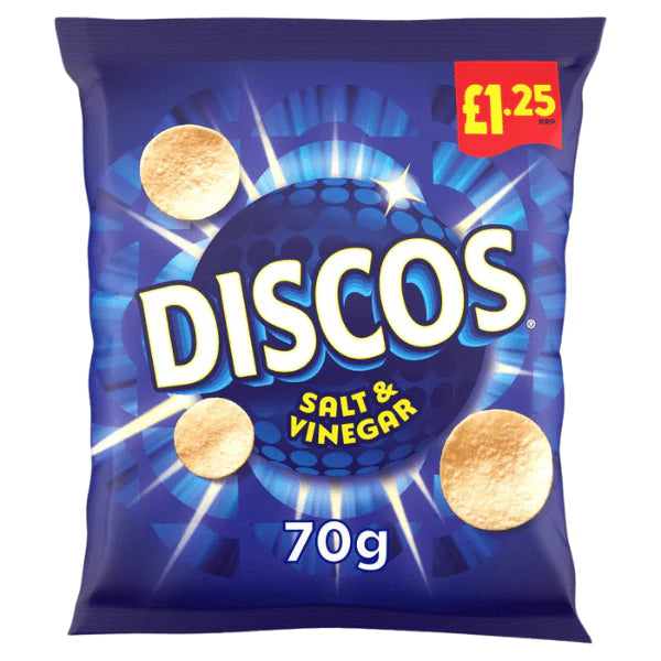 Discos Salt & Vinegar Flavour 70g