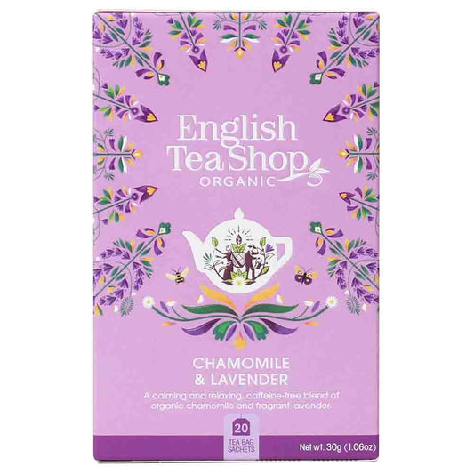 English Tea Shop Organic Camomile & Lavender Tea 20s 有機洋甘菊&薰衣草茶(20茶包)